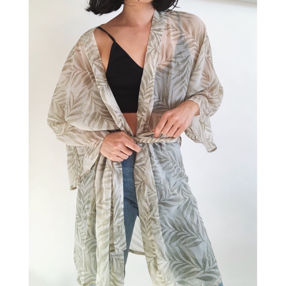Other - OYSHO Palm Leaf Robe